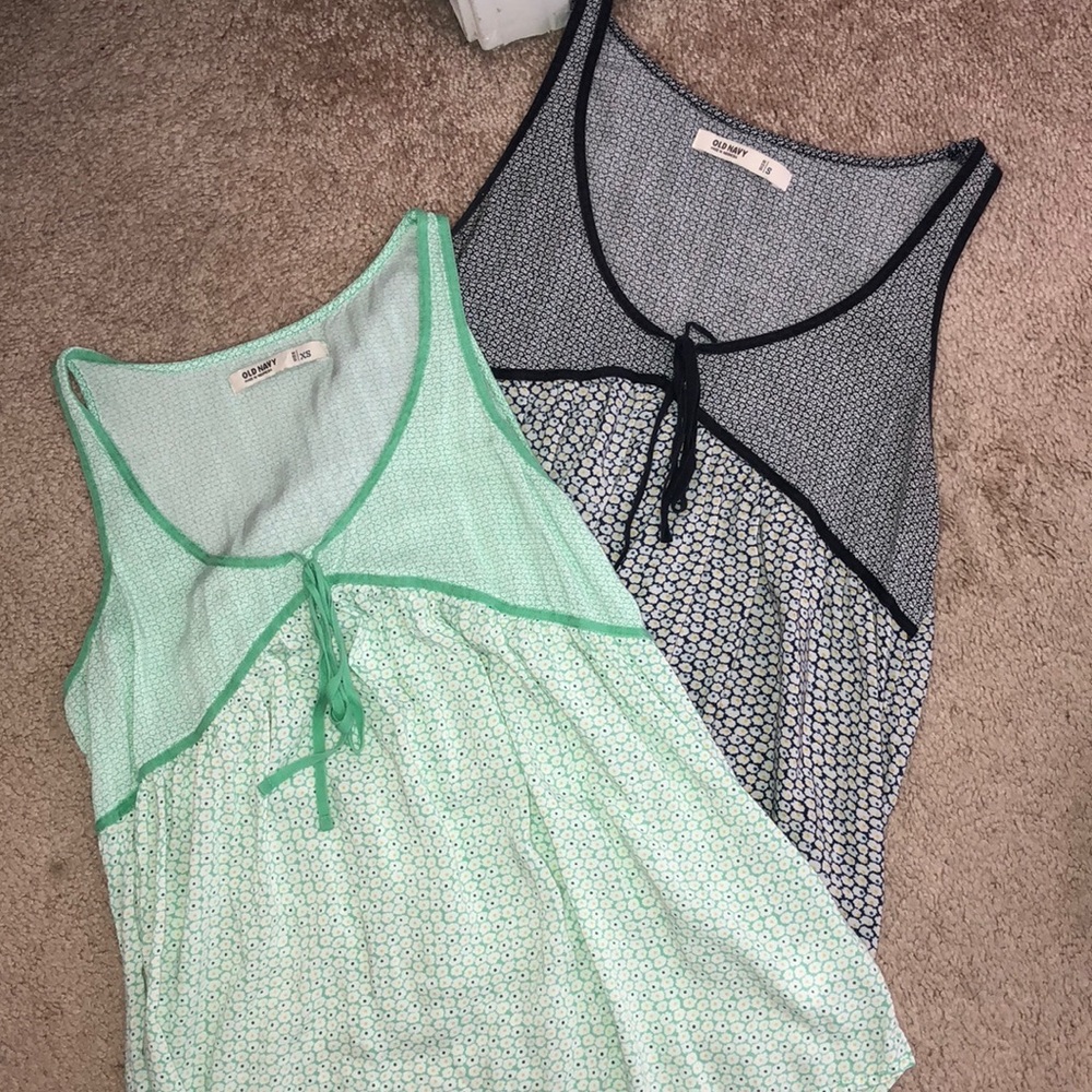 2 cute, comfy Old Navy tank tops